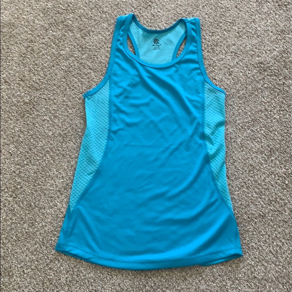 gym top and shorts